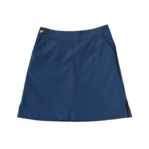 Jack Nicklaus Women's Navy Performance Skort w/ Pockets Golf Pockets Liner SZ 10